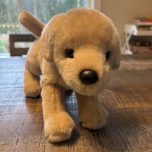 Douglas Cuddle Toys Toto the Yellow Labrador Dog Pup 14" Plush Realistic # 1882